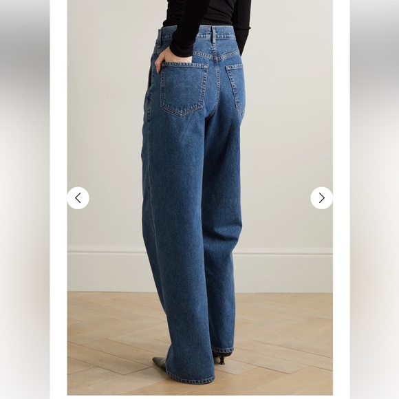 GOLDSIGN
The Edgar pleated high-rise wide-leg jeans - Picture 4 of 14